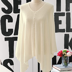 Cashmere & Pearls Poncho Image 1
