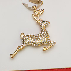 Gilt Deer Ornament Image 2