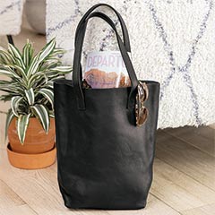Jett Leather Tote Image 1