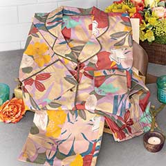 Olive & Cocoa Harvest Bloom Pajamas Image 1