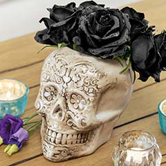 Sugar Skull & Black Roses Image 1