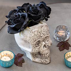 Sugar Skull & Black Roses Image 2