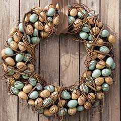 Speckled Egg & Vine Wreath Image 1