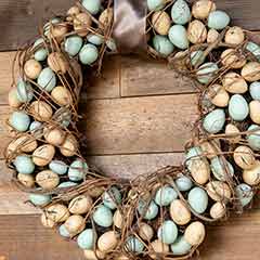 Speckled Egg & Vine Wreath Image 2