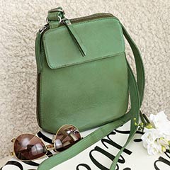 Verde Leather Crossbody Image 1