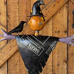 Pumpkinhead Metal Scarecrow Image 3