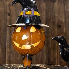 Pumpkinhead Metal Scarecrow Image 6