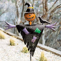 Pumpkinhead Metal Scarecrow Image 1