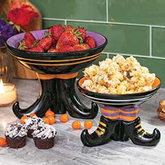 Witch's Boots Candy Bowls Image 1