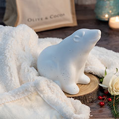 Polar Bear Lamp & Blankie Image 2