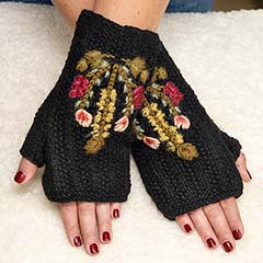 Winter Garden Fingerless Gloves Image 2