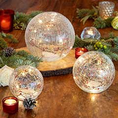Winterberry Lit Globes Image 2