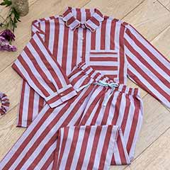 Bella Striped Pajamas Image 2