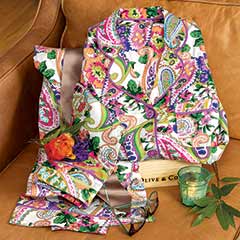 Blooming Paisley Pajamas Image 1