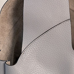 Stormy Pebbled Leather Tote Image 4