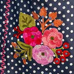 Dot & Flora Embroidered Apron Image 3