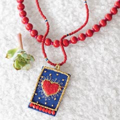 Tarot Card Necklace Set Image 1