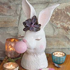 Bubblegum Bunny Planter Image 1
