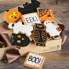 Spooky Frosted Cookies - Happy Halloween Crate Image 1