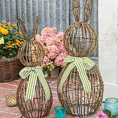 Vine Bunny Sculptures Image 1