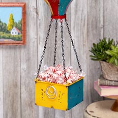 Artisan Metal Hot Air Balloon Image 3