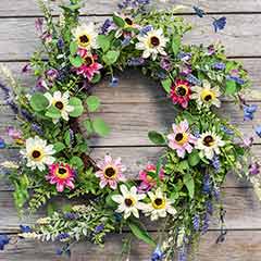 Springtime Fleur Wreath Image 1