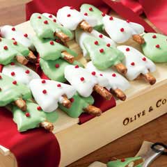 Chocolate Caramel Pretzel Trees Image 1