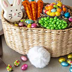 Cottontail Easter Basket & Treats Image 2