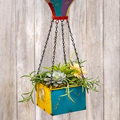 Artisan Metal Hot Air Balloon Image 2