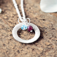 Motherhood Birthstone Necklace Image 1