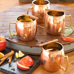 Hammered Copper Moscow Mule Mugs Image 2