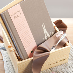 Heirloom Baby Girl Book & Spoon Image 1