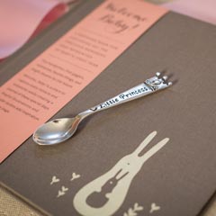 Heirloom Baby Girl Book & Spoon Image 2