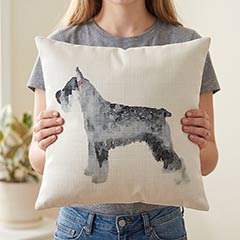 Watercolor Pup Pillows Image 2