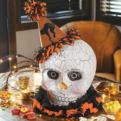 Mischievous Papier M&acirc;ch&eacute; Skull Image 1